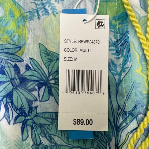 Bleu By Rod Beattie What's New Pussycat Cover-Up NWT Size M - Picture 3 of 10